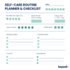 Routine and Meal Planner | Beyond Liminal