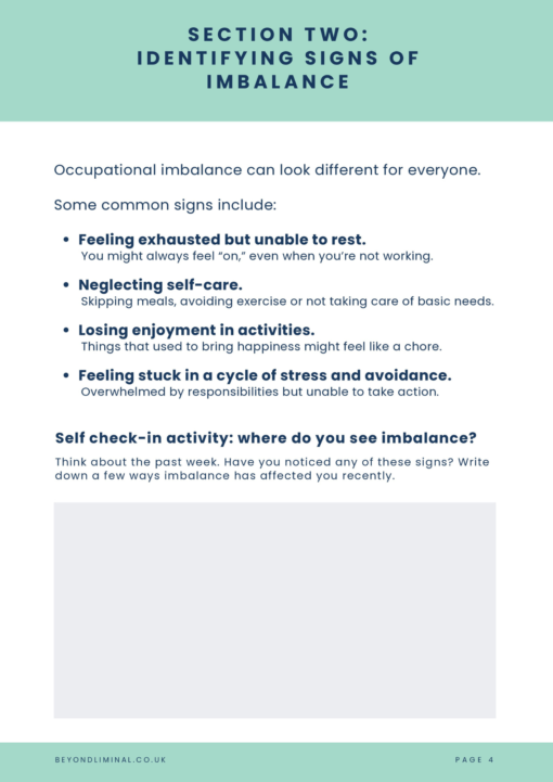 Finding balance: a guide to identifying small changes that restore your mental wellbeing - Image 2