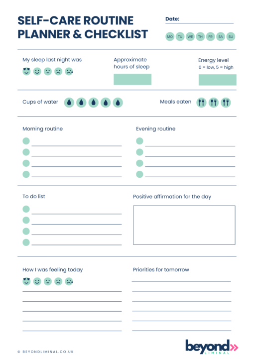 Self-care checklist and planner - Image 2