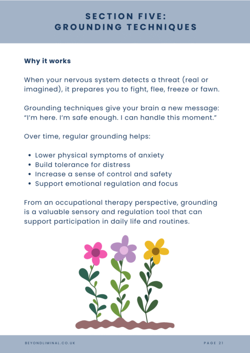 Manage Anxiety | An Occupational Therapy Approach With Practical Tools for Calming Your Mind and Body - Image 4