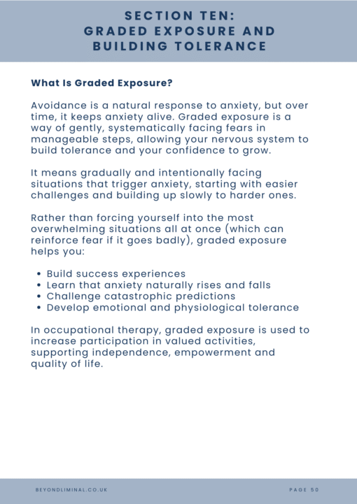 Manage Anxiety | An Occupational Therapy Approach With Practical Tools for Calming Your Mind and Body - Image 7